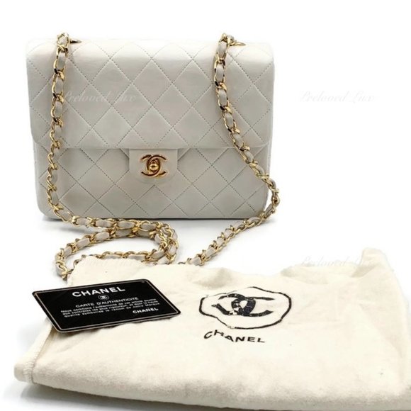 Authentic Chanel Vintage Mini Square Flap Bag - Picture 2 of 14
